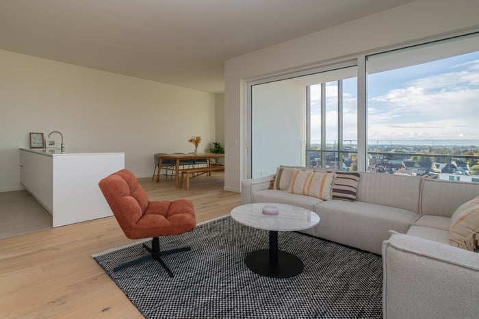 3-slaapkamerappartement Roelevard met ruim terras van 46m²